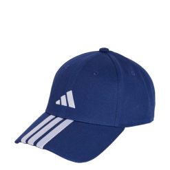 Czapka 3-Stripes New Logo Baseball. Białe czapki z daszkiem Adidas, bez wzorów, z bawełny. Za 99.05 zł.