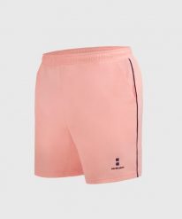 Spodenki sportowe męskie Performance. Czerwone krótkie spodenki sportowe NORDICDOTS, l, bez wzorów, z materiału. Za 185.00 zł.