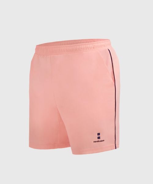 Spodenki sportowe męskie Performance. Czerwone krótkie spodenki sportowe NORDICDOTS, l, bez wzorów, z materiału. Za 185.00 zł.
