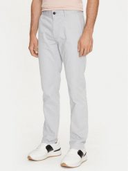 Boss Chinosy Chino_Slim 50510933 Szary Slim Fit. Szare eleganckie spodnie Boss, m, z bawełny. Za 339.99 zł.