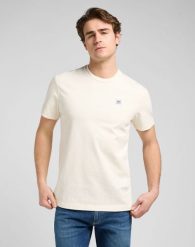 MESKA KOSZULKA LEE WW TEE ECRU 112370490. T-shirty Lee, l, bez wzorów, bez kołnierzyka, bez ramiączek. Za 79.99 zł.
