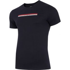 T-shirt męski TSM224 - ciemny granat. T-shirty marki 4F. Za 49.99 zł.