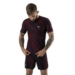 Koszulka Męska na siłownię rashguard MMA EXTREME HOBBY SHADOW. Czerwone bielizna termoaktywna EXTREME HOBBY, m, bez wzorów, z bawełny, bez ramiączek, na fitness i siłownię. Za 199.00 zł.