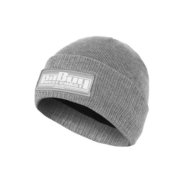 Czapka męska Pitbull zimowa Bubble One Tone Old Logo. Szare czapki zimowe PITBULL, bez wzorów. Za 59.00 zł.