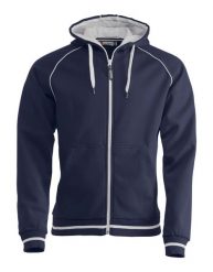 Clique Gerry Bluza z kapturem unisex z dzianiny strukturalnej, szczotkowane. Niebieskie bluzy z kapturem CLIQUE, xl, bez wzorów, z bawełny, z kapturem. Za 267.62 zł.