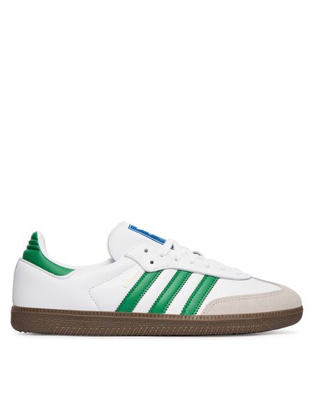 Adidas Sneakersy Samba Og IG1024 Biały. Białe buty sportowe casual Adidas, bez wzorów, ze skóry, bez zapięcia. Za 489.99 zł.