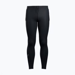 Legginsy do biegania męskie Joma R-Night Long. Czarne legginsy długie sportowe Joma, m, bez wzorów, do biegania. Za 119.99 zł.