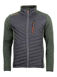 Peak Mountain Kurtka polarowa "Chacha" w kolorze zielono-szarym rozmiar: XXL. Szare kurtki Peak Mountain, xxl, bez wzorów, z polaru, bez kaptura. Za 214.70 zł.