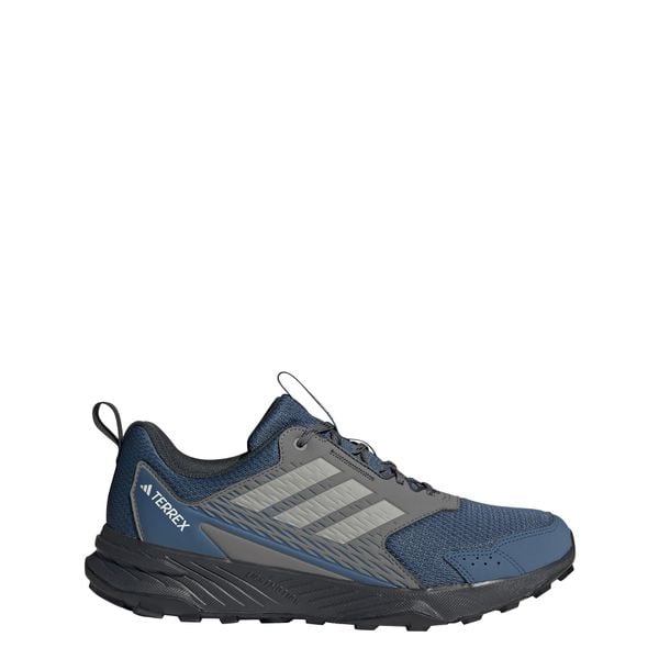 Buty Tracefinder Trail Running. Niebieskie buty do biegania Adidas, bez wzorów, z materiału, bez zapięcia, do biegania. Za 329.00 zł.