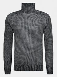 INDICODE Golf Alexavin 35-687 Czarny Regular Fit. Czarne golfy INDICODE, m, bez wzorów, z bawełny, bez ramiączek. Za 99.99 zł.