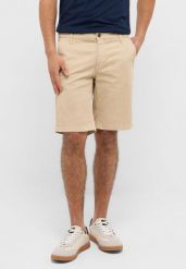 Męskie Szorty Mustang Style Brad Chino Shorts White Pepper 1017473 3268. Białe szorty Mustang, m, bez wzorów, z materiału. Za 139.99 zł.