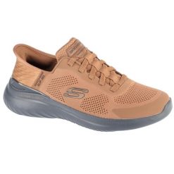 Buty sportowe Sneakersy męskie, Slip-Ins: Bounder 2.0 - Emerged. Szare buty sportowe casual Skechers, bez wzorów, bez zapięcia. Za 369.99 zł.