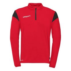 Bluza treningowa z zamkiem błyskawicznym 1/4 Uhlsport Squad 27. Białe bluzy Uhlsport, bez wzorów, bez kaptura. Za 194.00 zł.