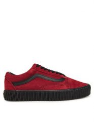 Vans Sneakersy Old Skool Creeper VN000DCEBRD1 Bordowy. Czerwone buty sportowe casual Vans, bez wzorów, ze skóry, bez zapięcia. Za 339.99 zł.