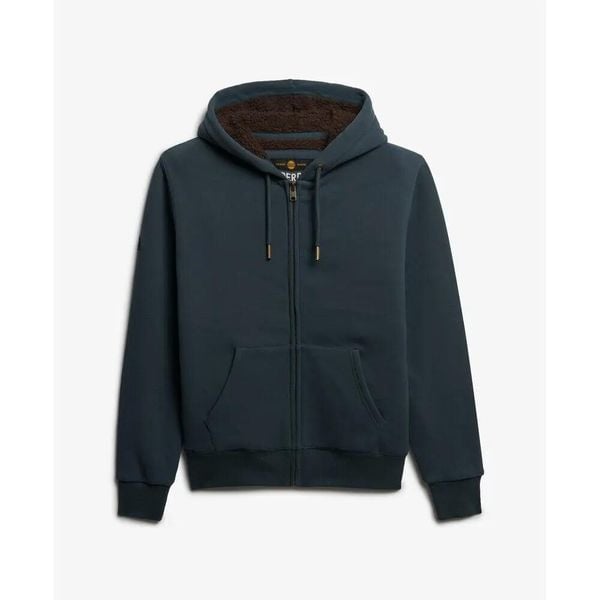 Bluza z kapturem Superdry Borg. Szare bluzy z kapturem Superdry, xs, bez wzorów, z dresówki, z kapturem. Za 428.10 zł.