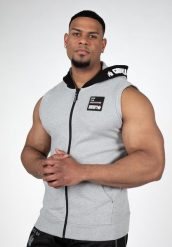 Milwaukee S Bluza z kapturem zapinana na suwak - Szary Melange. Szare bluzy z kapturem GORILLA WEAR, l, bez wzorów, z bawełny, z kapturem. Za 280.00 zł.