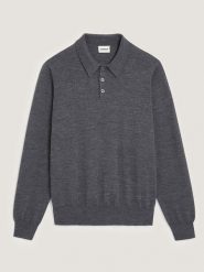 Rodier Wełniany sweter w kolorze szarym rozmiar: M. Szare swetry nierozpinane Rodier, m, bez wzorów, z wełny, bez kołnierzyka, bez ramiączek. Za 317.99 zł.