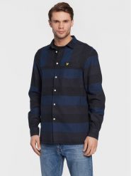 Lyle & Scott Koszula Artisinal LW1603V Granatowy Regular Fit. Niebieskie koszule Lyle & Scott, l, bez wzorów, z bawełny, bez kołnierzyka, bez ramiączek. Za 399.99 zł.