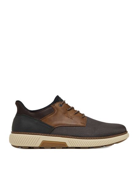 Rieker Sneakersy B3357-25 Brązowy. Brązowe buty sportowe casual Rieker, bez wzorów, z materiału, bez zapięcia. Za 319.99 zł.