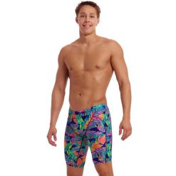 Spodenki do pływania Jammery Funky Trunks Leaving Today. Odzież kąpielowa Funky Trunks, m, bez wzorów, sportowe. Za 219.00 zł.