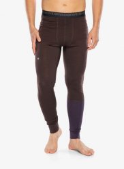 Legginsy termoaktywne Ortovox 185 Rock N Wool Long Pants. Brązowe bielizna termoaktywna ORTOVOX, xl, bez wzorów, z materiału, trekkingowe. Za 413.99 zł.