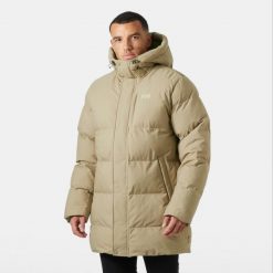 Długa kurtka z kapturem Helly Hansen Alby. Brązowe kurtki Helly Hansen, m, bez wzorów, z puchu, z kapturem. W wyprzedaży za 1,289.00 zł.