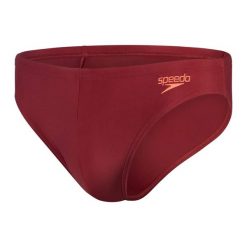 Slipy kąpielówki męskie Speedo Solar Brief. Czerwone kąpielówki Speedo, m, bez wzorów, z lycry. Za 201.33 zł.