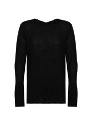 La Haine Inside Us Sweter | LM265 | Mężczyzna | Czarny. Czarne swetry nierozpinane La Haine Inside Us, m, bez wzorów, z elastanu, bez kołnierzyka, bez ramiączek. W wyprzedaży za 399.00 zł.
