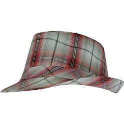 Kapelusz Letni, Czerwono-Szary w Kratkę, Trilby, Męski, z Paskiem, JACKSON, 100% Bawełna -JAREK. Czerwone kapelusze Jarek, bez wzorów, z bawełny, klasyczne. Za 40.00 zł.