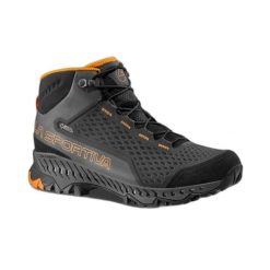 Buty trekkingowe La Sportiva Stream GTX. Szare buty turystyczne La Sportiva, bez wzorów, z gore-texu, bez zapięcia, trekkingowe, gore-tex. Za 1,169.55 zł.
