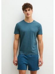 Marc O´Polo Bodywear Piżama w kolorze niebieskim rozmiar: XL. Niebieskie piżamy xl, bez wzorów, z bawełny, bez ramiączek. Za 139.95 zł.