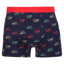 Granatowe Bokserki Męskie Moraj. Niebieskie bokserki Moraj, m, bez wzorów, z bawełny. Za 29.99 zł.