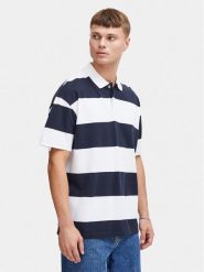 Solid Polo 21108172 Granatowy Relaxed Fit. Niebieskie koszulki polo Solid, m, bez wzorów, z bawełny, bez kołnierzyka, bez ramiączek. Za 119.99 zł.