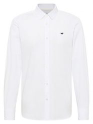 Mustang Koszula Canton 1016238 Biały Slim Fit. Białe koszule Mustang, m, bez wzorów, z bawełny, bez kołnierzyka, bez ramiączek. Za 149.99 zł.