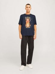 Jack & Jones Koszulka w kolorze granatowym rozmiar: M. Niebieskie bezrękawniki Jack & Jones, m, bez wzorów, z bawełny, bez kołnierzyka, bez ramiączek. Za 39.77 zł.