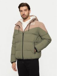 EA7 Emporio Armani Kurtka zimowa 6DPB30 PNDOZ 1846 Zielony Regular Fit. Zielone kurtki EA7 Emporio Armani, na zimę, m, bez wzorów, z syntetyku, bez kaptura. Za 989.99 zł.