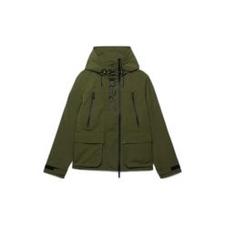 Kurtka przeciwdeszczowa z kapturem Superdry Ultimate. Zielone kurtki Superdry, s, bez wzorów, z materiału, z kapturem. Za 607.40 zł.