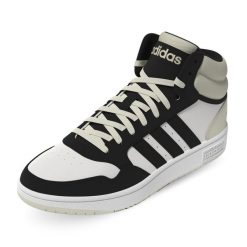 Buty Hoops 3.0 Mid Rozmiar 42 - IH0157 Biały. Białe buty do koszykówki Adidas, bez zapięcia, do koszykówki. W wyprzedaży za 261.65 zł.
