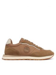 Napapijri Sneakersy Nova NP0A8APL Beżowy. Brązowe buty sportowe casual Napapijri, bez wzorów, ze skóry, bez zapięcia. Za 529.99 zł.
