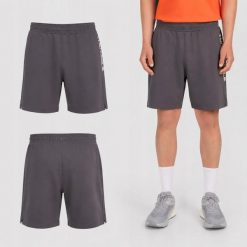 SPODENKI MĘSKIE 4F SPORTOWE DRESOWE Z NADRUKIEM KRÓTKIE KOLOR SZARY. Szare krótkie spodenki sportowe 4F, l, bez wzorów, z bawełny. Za 89.99 zł.