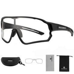 Okulary rowerowe fotochromowe Rockbros 10139. Czarne okulary przeciwsłoneczne ROCKBROS. Za 139.00 zł.