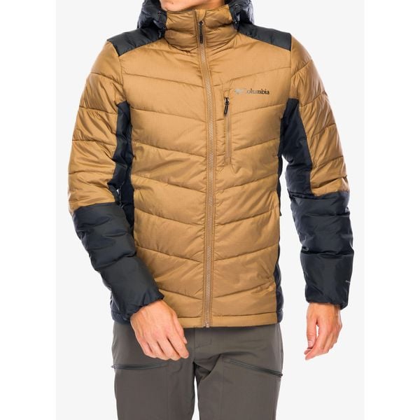 Kurtka ocieplana męska Columbia Labyrinth Loop II Hooded Jacket. Brązowe kurtki Columbia, m, bez wzorów, bez kaptura. Za 572.19 zł.