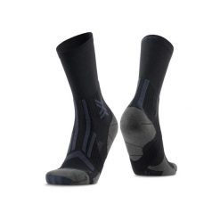 Skarpetki biegowe X-Socks Perform Crew. Czarne skarpety X-Socks, bez wzorów, z poliamidu. Za 84.00 zł.