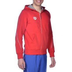 Bluza Arena Team Line Hooded Jacket z kapturem. Czerwone bluzy z kapturem Arena, xl, bez wzorów, z kapturem. Za 109.99 zł.