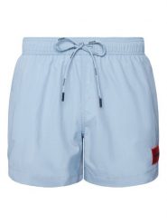 HUGO Szorty kąpielowe Dominica 50493450 Granatowy Regular Fit. Niebieskie kąpielówki Hugo, m, bez wzorów, z syntetyku. Za 279.99 zł.