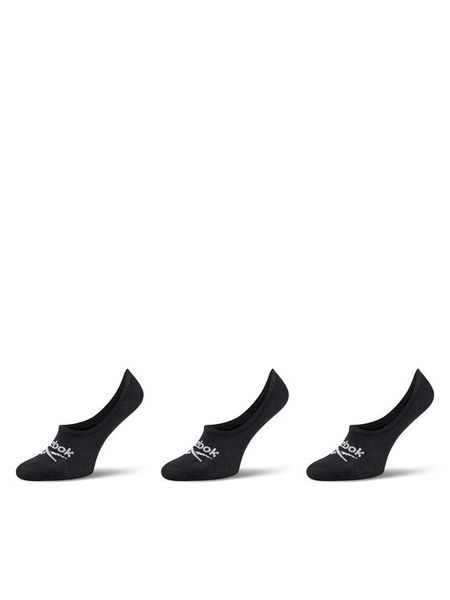 Reebok Stopki R0351-SS24 (3-pack) Czarny. Czarne skarpety Reebok, bez wzorów, z bawełny. Za 49.99 zł.