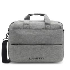 Torba na laptopa Lanetti. Szare torby na laptopa Lanetti. Za 79.99 zł.