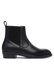 KARL LAGERFELD Botki Dallas KL12646 Czarny. Czarne botki sznurowane KARL LAGERFELD, bez wzorów, ze skóry, bez obcasa, bez zapięcia. Za 989.99 zł.