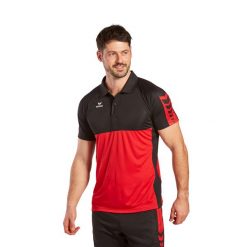 Polo Erima Six Wings. Czarne koszulki polo Erima, bez wzorów, prążkowane, bez kołnierzyka, bez ramiączek. Za 178.50 zł.