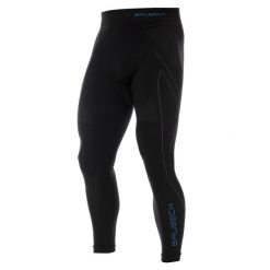 Termoaktywne męskie legginsy narciarskie Thermo. Czarne bielizna termoaktywna Brubeck, m, bez wzorów, z dzianiny, narciarskie. Za 121.04 zł.